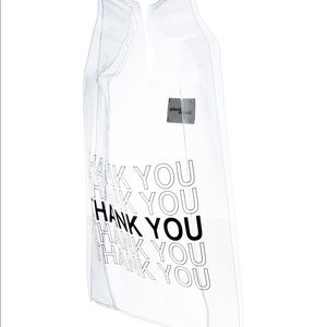 Galereh Mizrahi Clear Thank You Tote